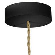 Kit rosone in legno - Nero