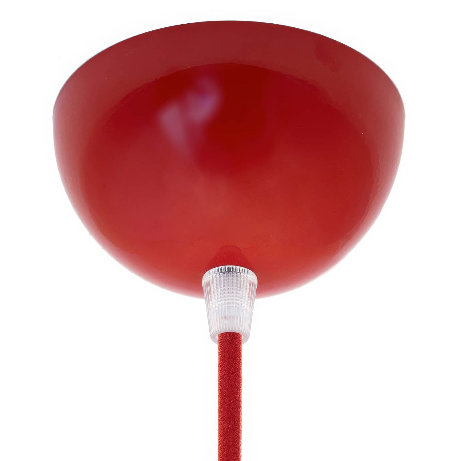 Kit rosone semisferico in metallo verniciato - Rosso