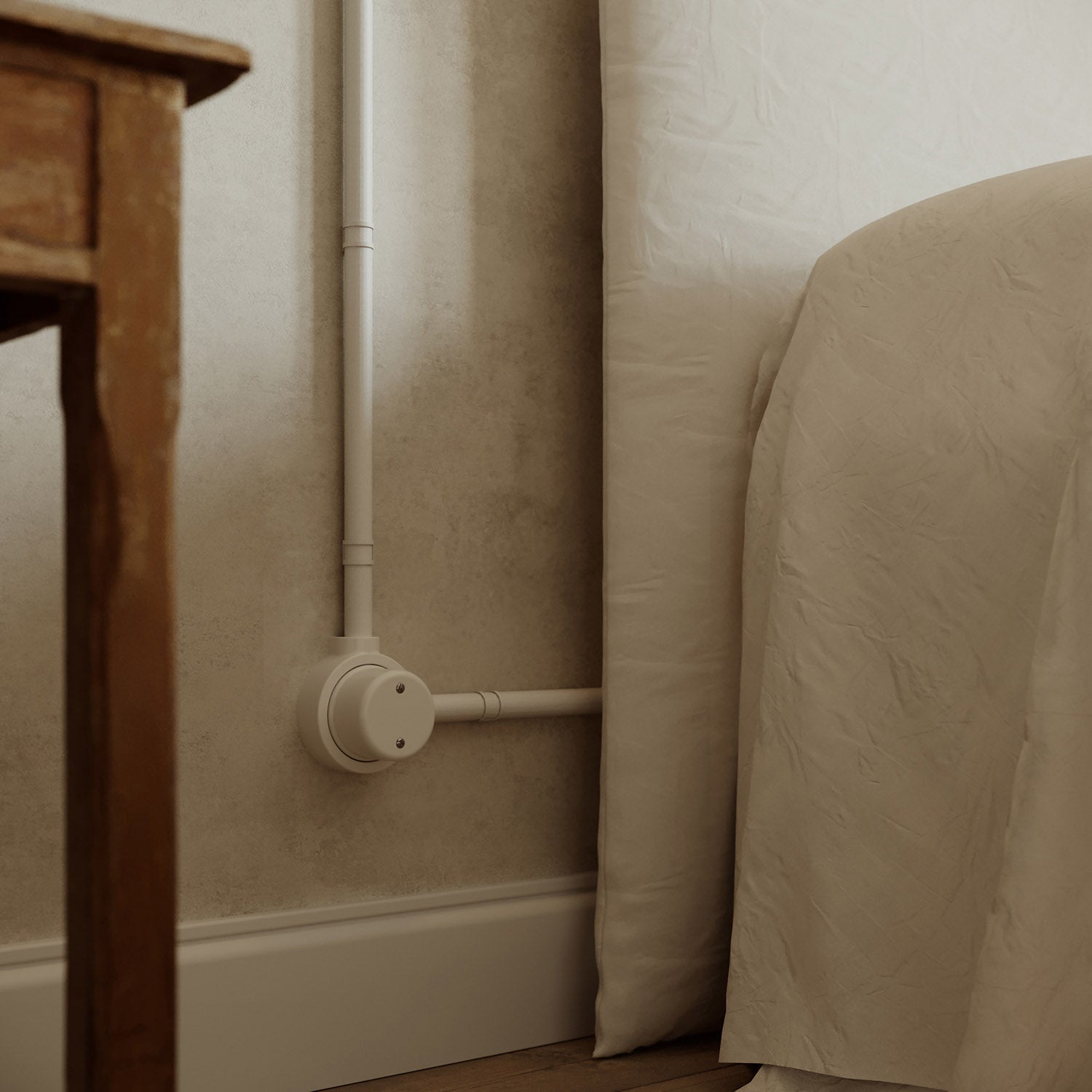 Kit scatola di derivazione e base per Creative-Tubes in porcellana - Bianco 2