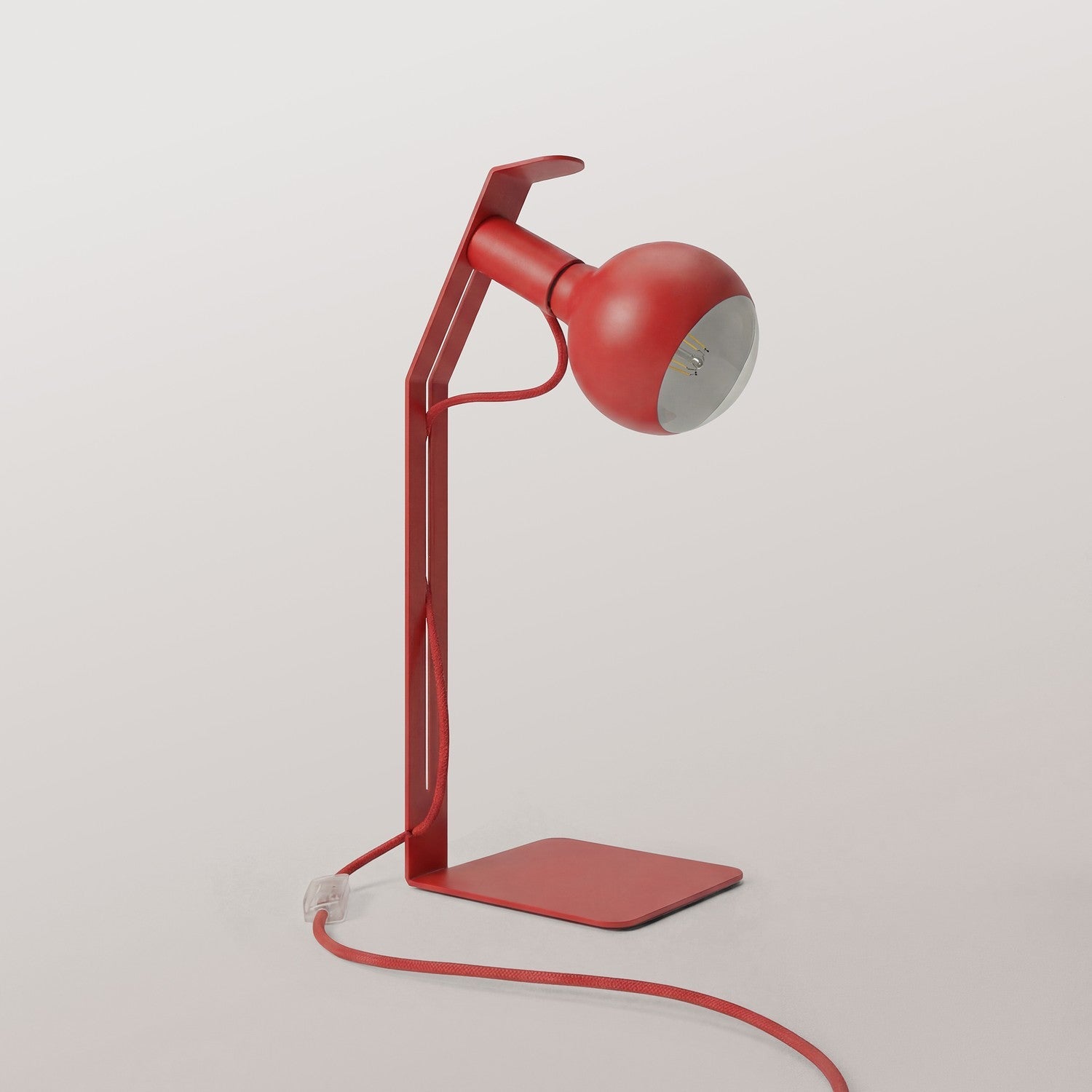 Koso Lucia - Lampada da tavolo con spina UK - Rosso