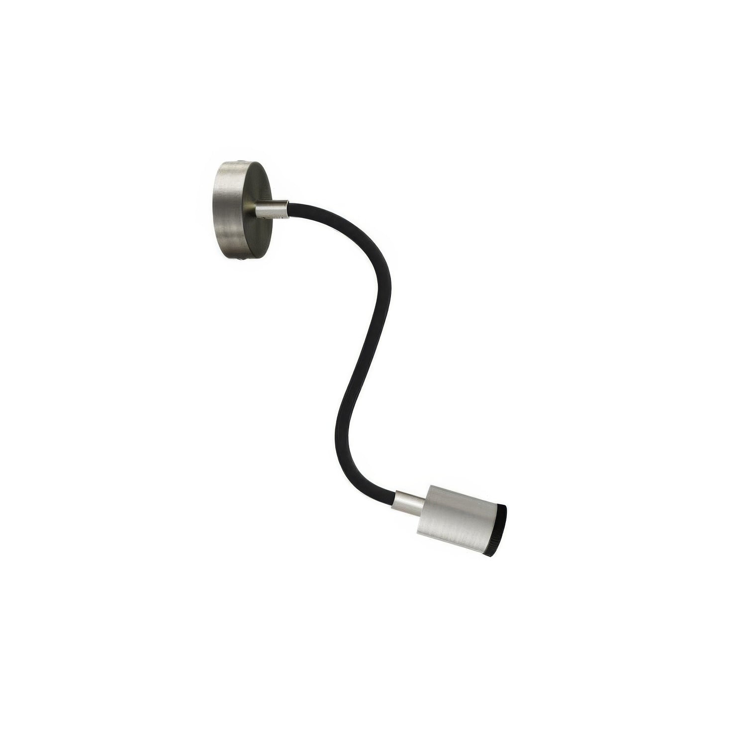 Lampada Mini faretto SPOTLIGHT GU1d0 Flex 30 da parete e soffitto - Titanio satinato