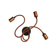 Lampada Mini faretto SPOTLIGHT GU1d0 Flex 60 da parete e soffitto - Rame satinato