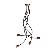 Lampada Mini faretto SPOTLIGHT GU1d0 Flex 90 da soffitto - Rame satinato