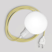 Lampada portatile Snake con interruttore sul portalampada, spina, paralume infrangibile Unbreak-a-Ball e cavo RZ10