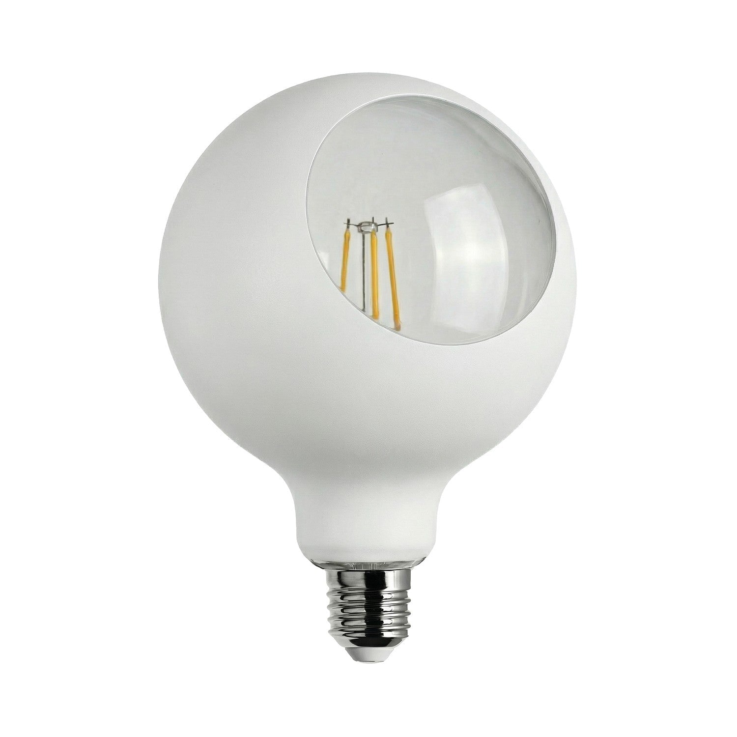 Lampadina LED Camo G125 4,8W 806Lm E27 2700K Dimmerabile - Bianco - Creative Cables