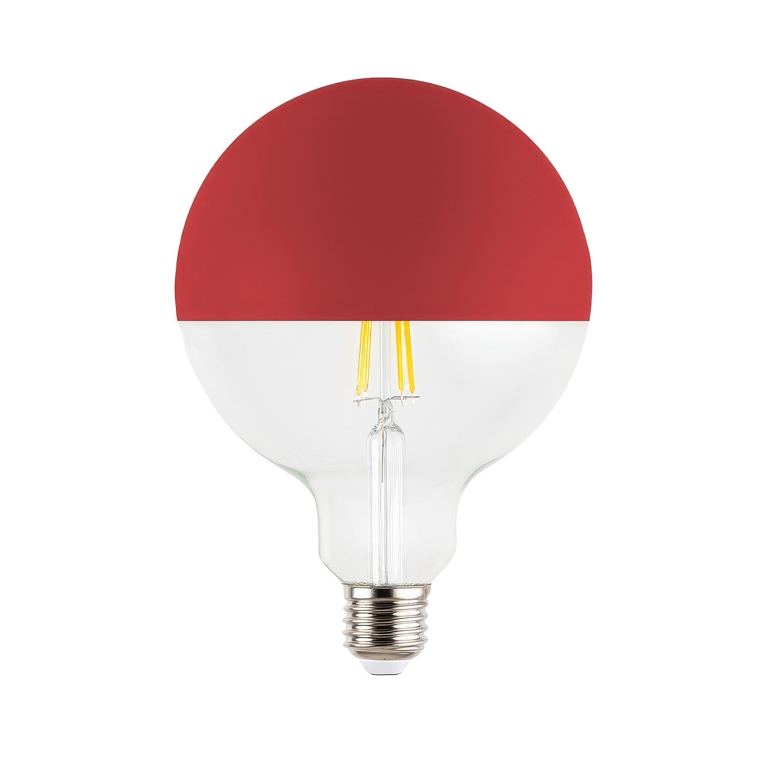 Lampadina LED Maria G125 4,8W 806Lm E27 2700K Dimmerabile - Rosso