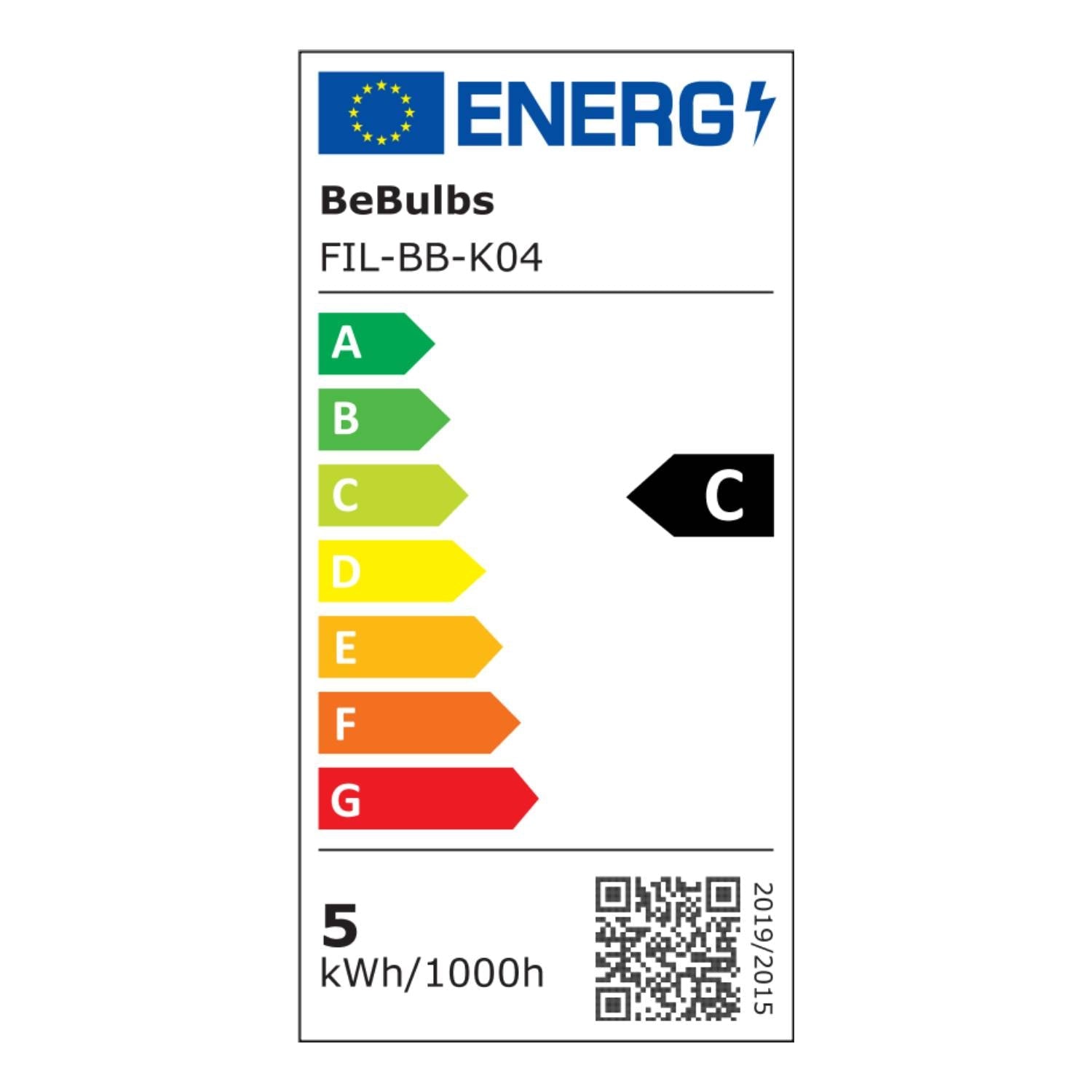 Lampadina LED Sofia G125 4,8W 806Lm E27 2700K Dimmerabile - Rosso