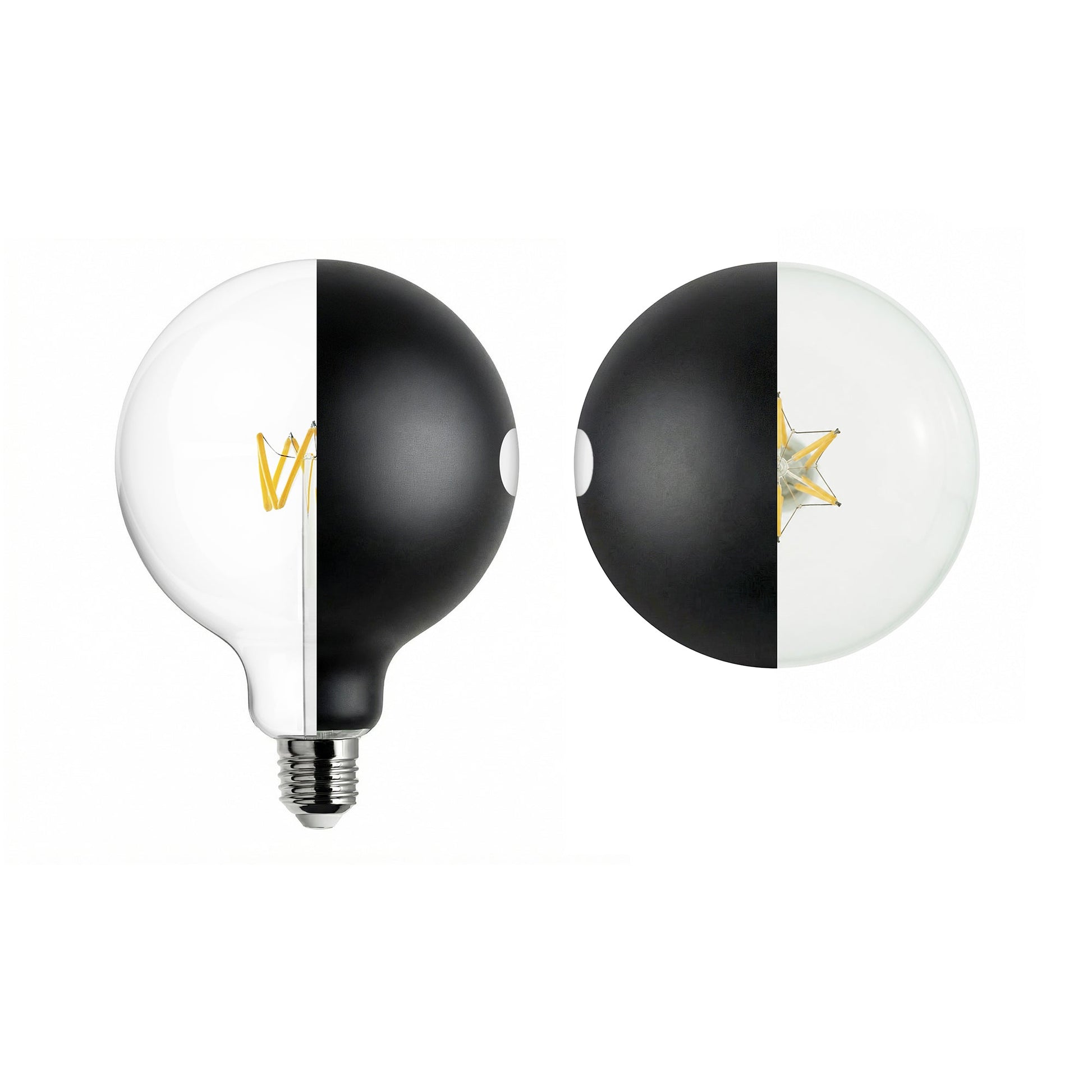Lampadina LED Talia G125 4,8W 806Lm E27 2700K Dimmerabile - Nero