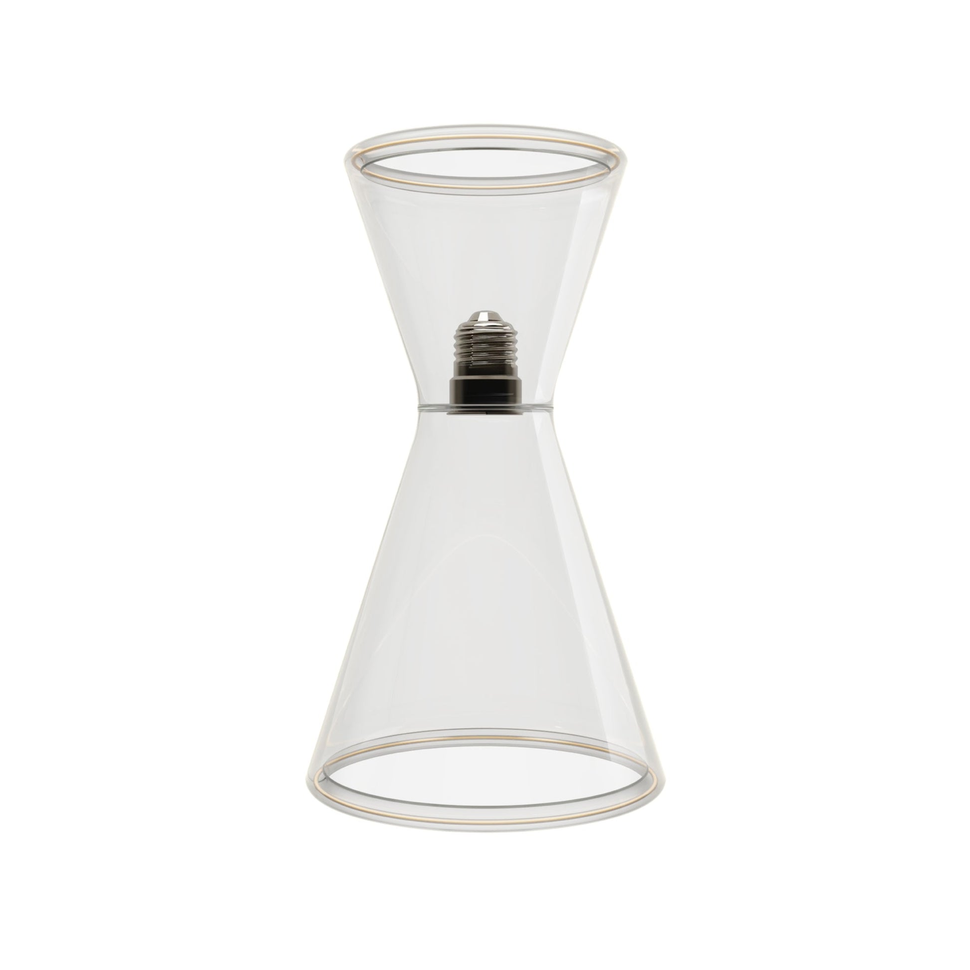 Lampadina LED Trasparente Ghost Line Doppio Cono 8W 780 Lm E27 2200K Dimmerabile - G08