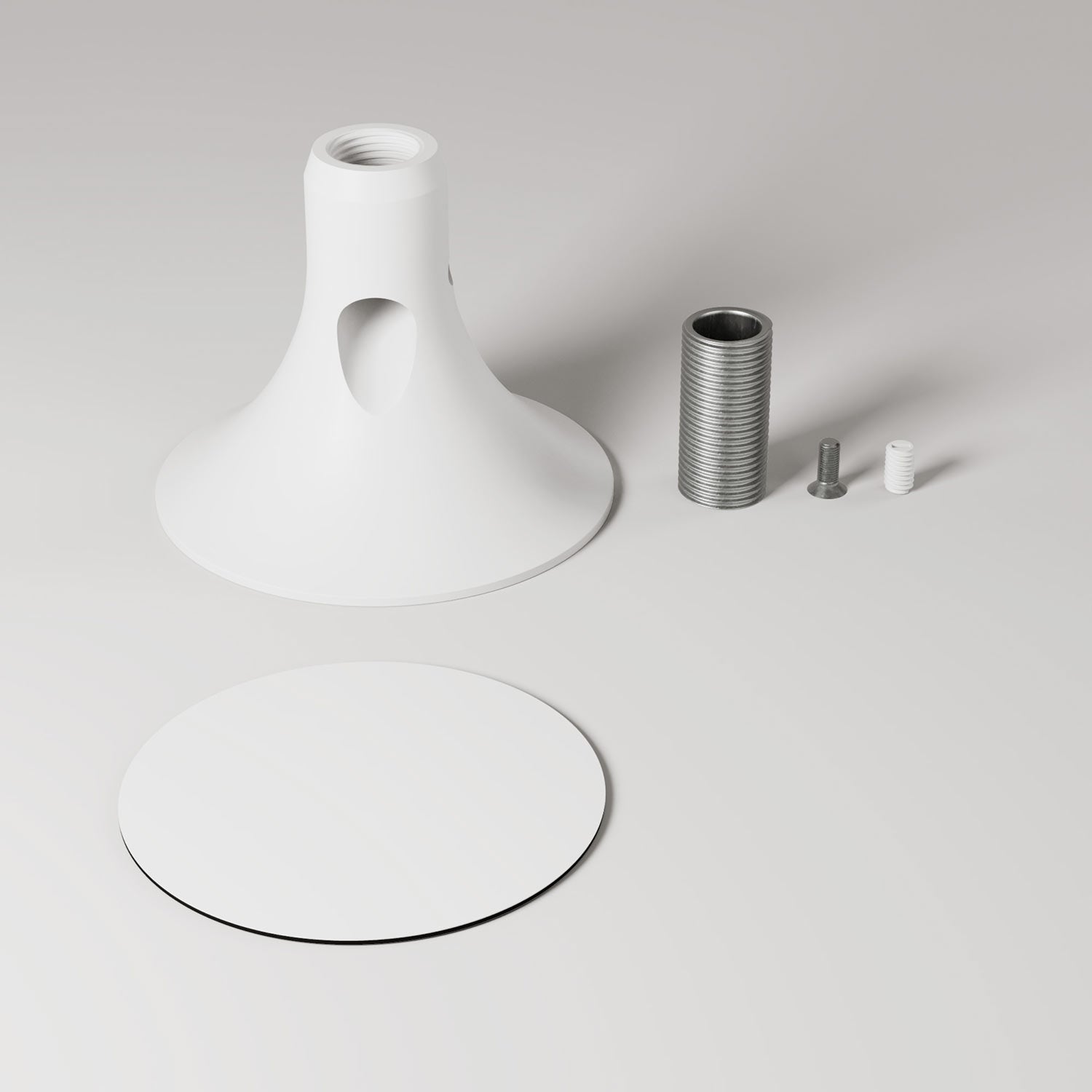 MAG-Y, kit supporto magnetico per lampada - Bianco opaco