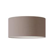 Paralume Cilindro XL in tessuto con attacco E27 - Made in Italy - Arenal Cenere