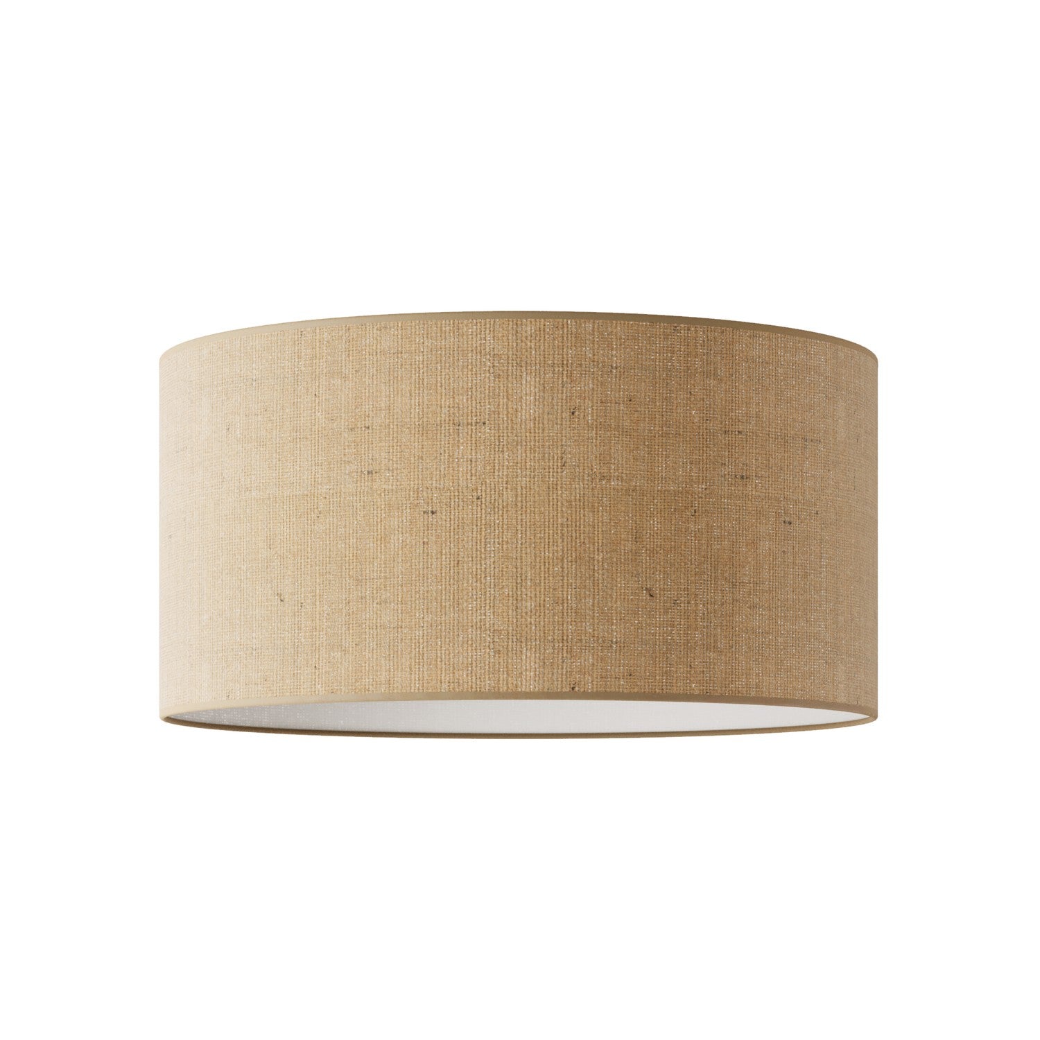 Paralume Cilindro XL in tessuto con attacco E27 - Made in Italy - Juta Naturale