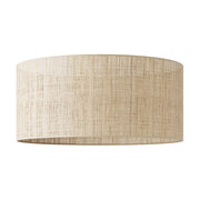 Paralume Cilindro XXL in tessuto con attacco E27 - Made in Italy - Raphia