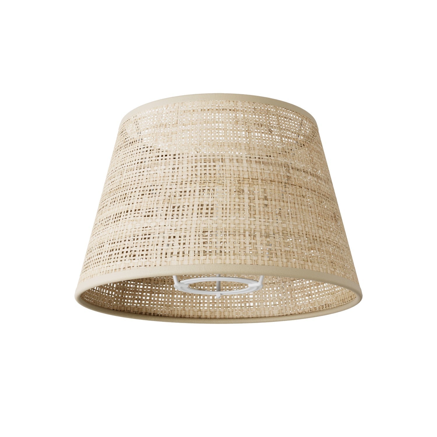 Paralume Impero S con attacco E27 per lampada da tavolo o applique - Made in Italy - Raphia