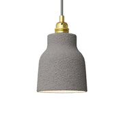 Paralume Vaso in ceramica, collezione Materia - Made in Italy - Effetto cemento