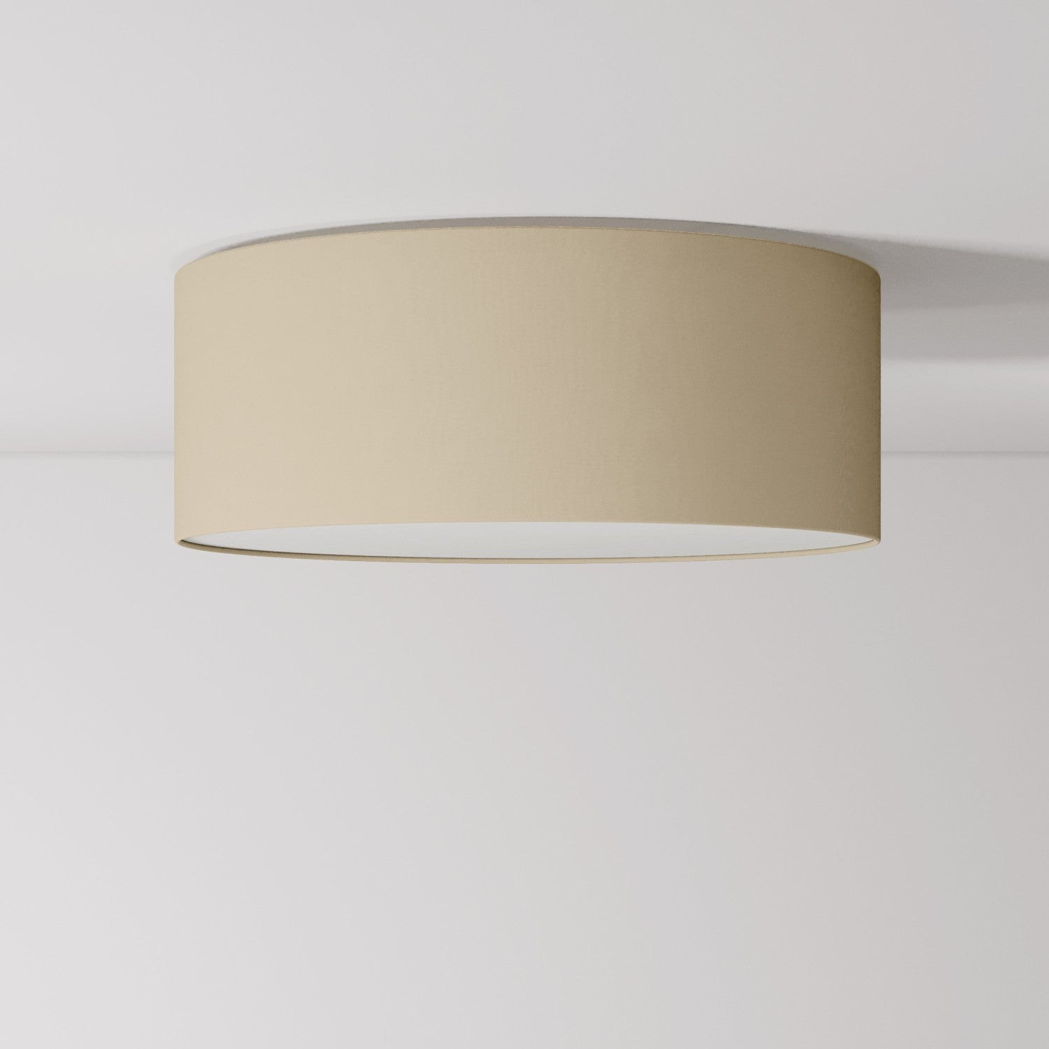 Plafoniera in tessuto Medium Slim - Made in Italy - Arenal Tortora