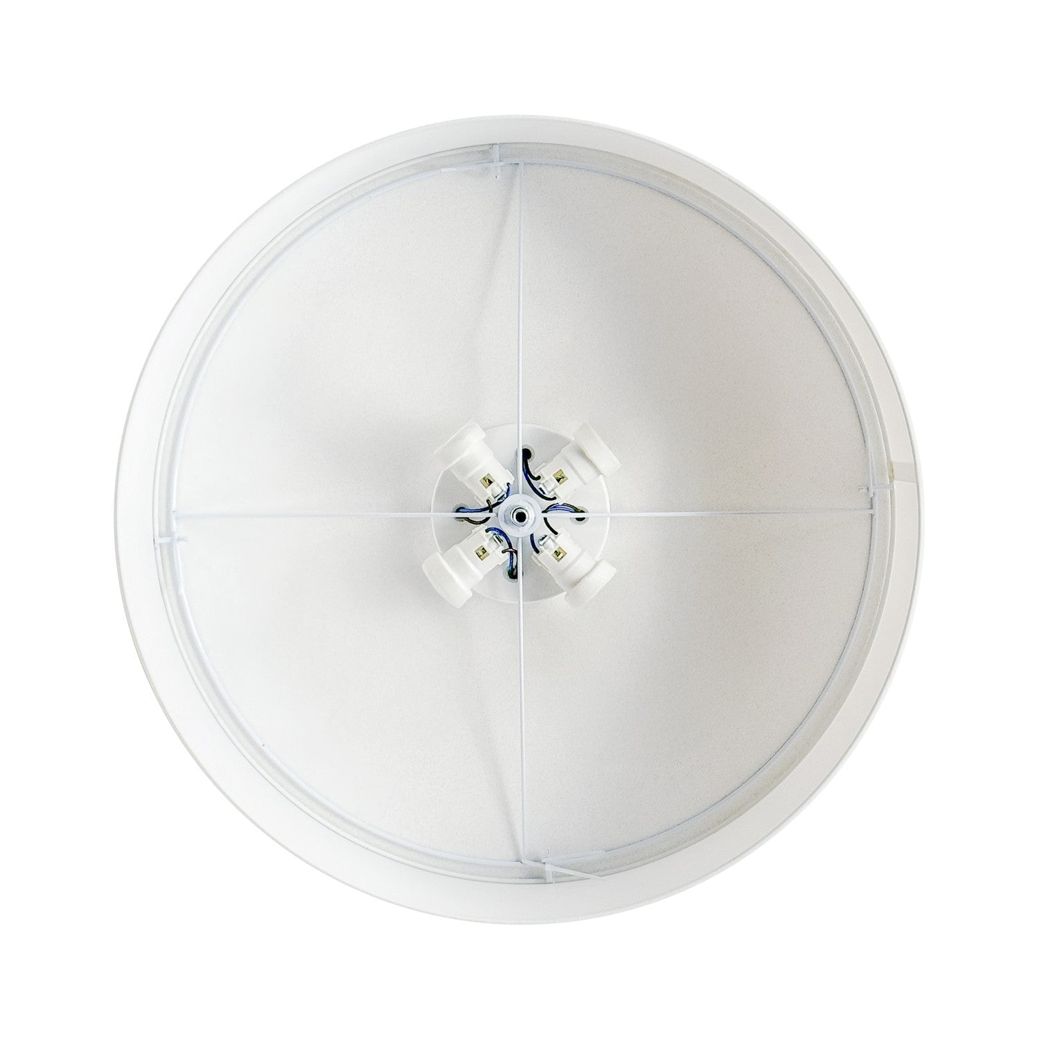 Plafoniera in tessuto Medium Slim - Made in Italy - Lana Grigio Scuro