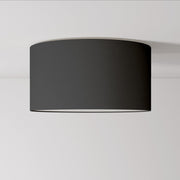 Plafoniera in tessuto Medium Teletta antracite - Made in Italy