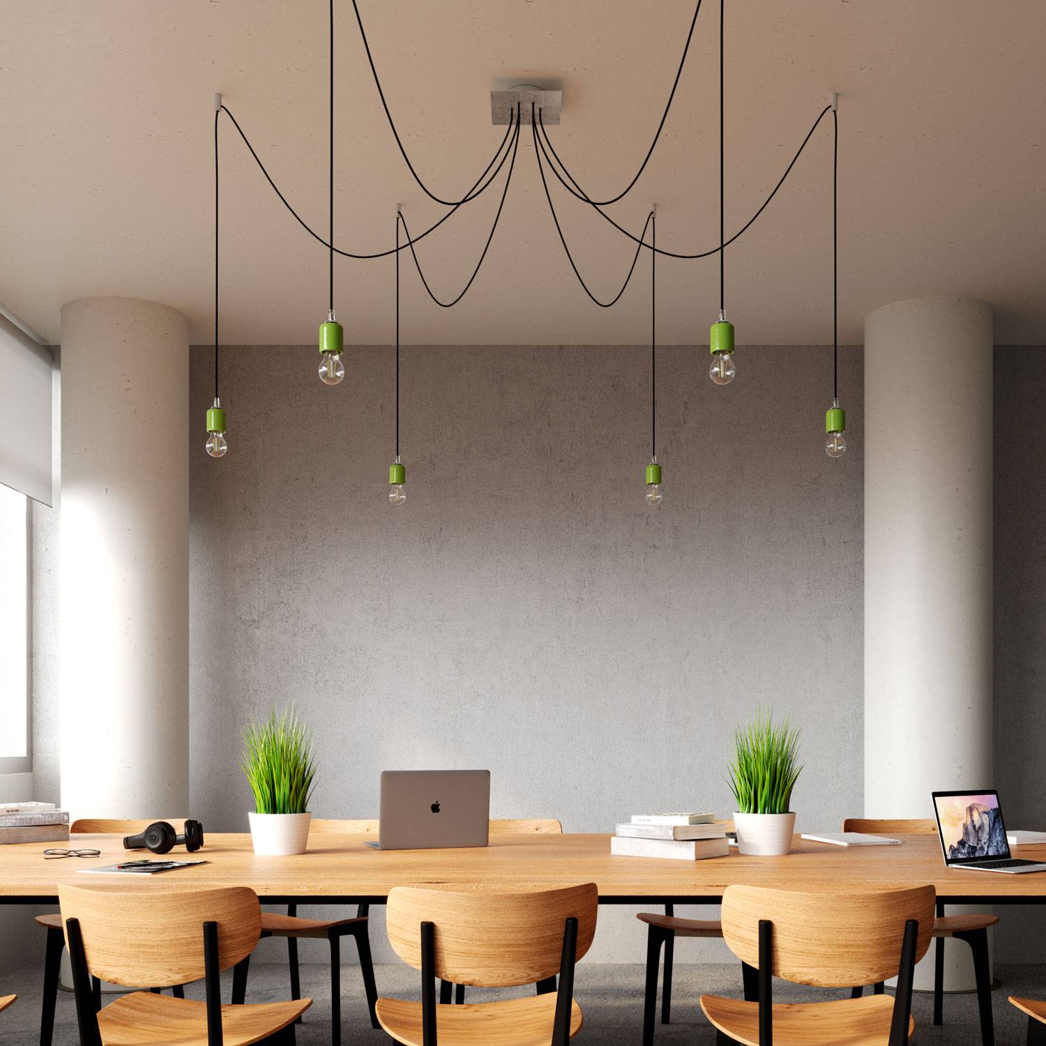 Rosone Rose-One quadrato, 200 mm con 6 fori e 4 fori laterali - Blu carta da zucchero Bianco