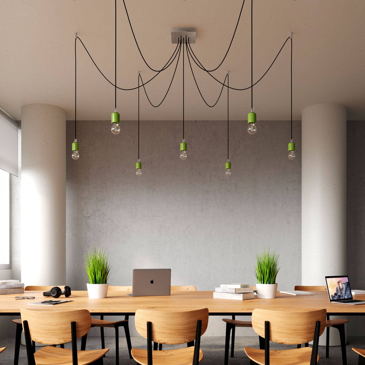 Rosone Rose-One quadrato, 200 mm con 7 fori e 4 fori laterali - Marmo Carrara Bianco