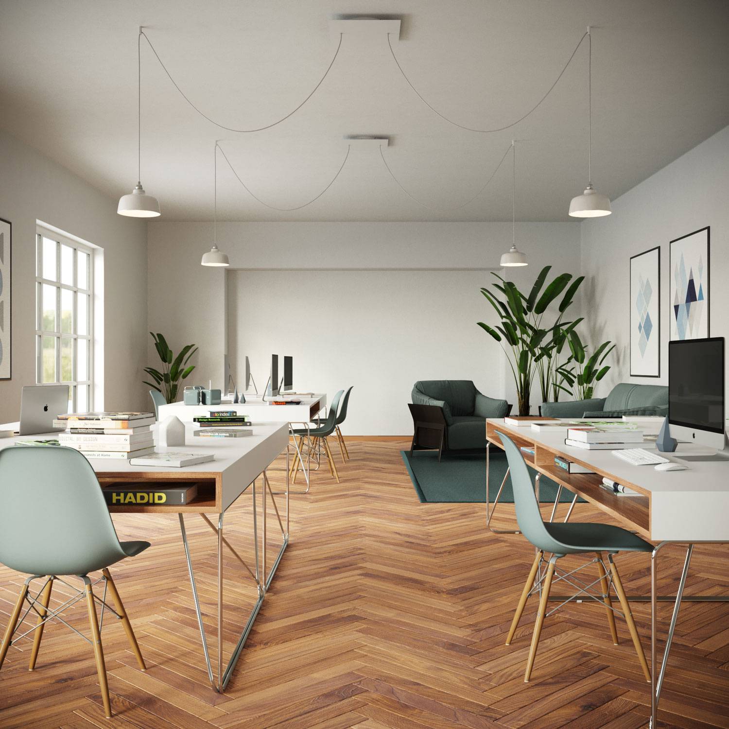 Rosone XXL Rose-One quadrato, 400 mm con 2 fori e 4 fori laterali - Marmo Carrara Bianco