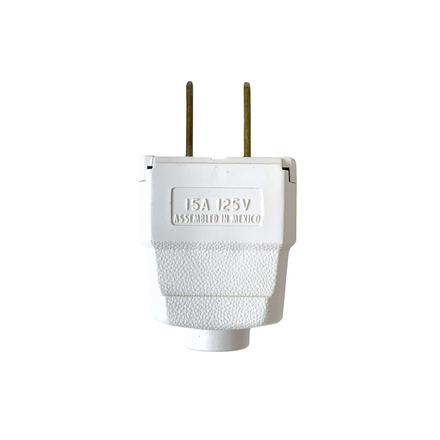 Spina americana a 2 poli - omologata UL - Bianco